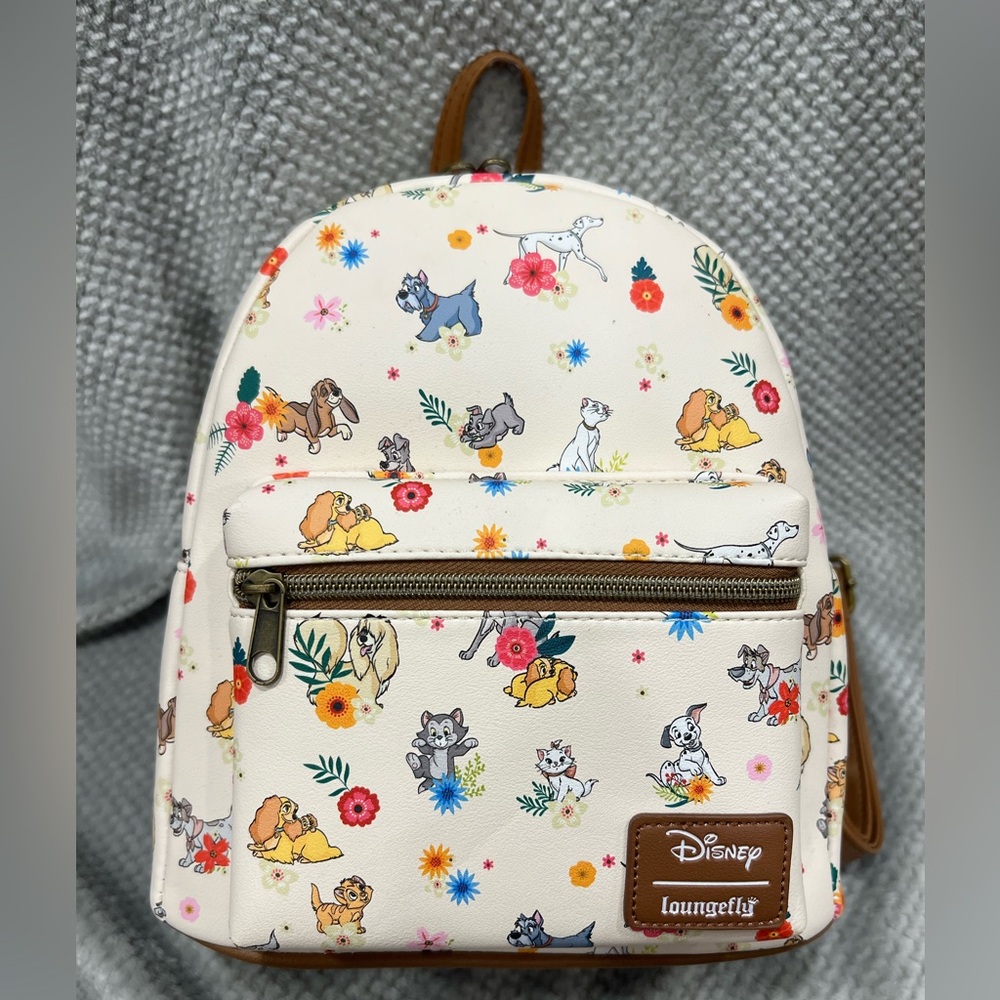 Loungefly Tropical Disney Pets Mini Backpack NWT